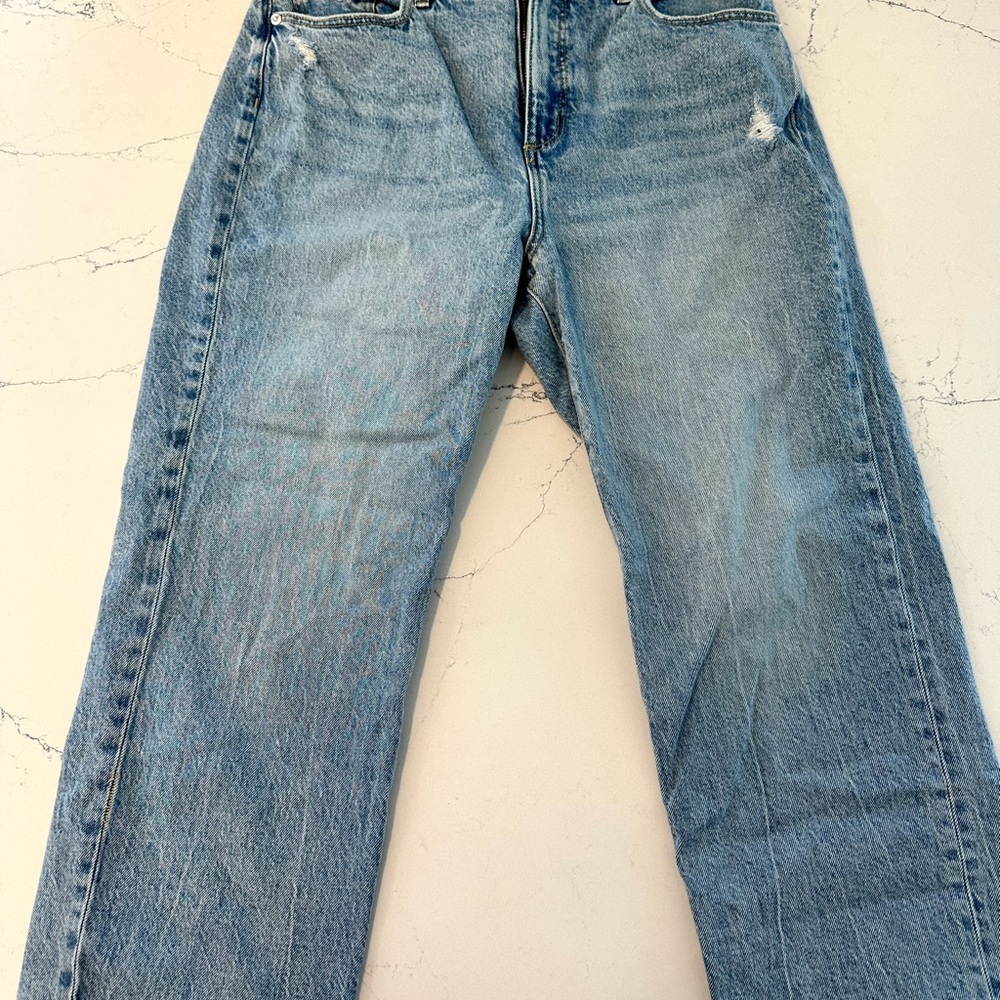 Loft the straight jeans